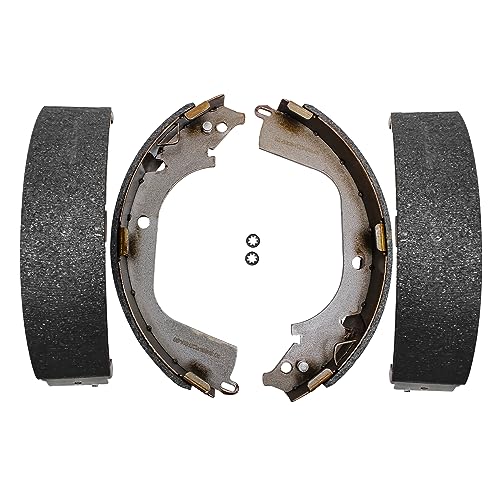 Image of Detroit Axle - Brake Kit for 2009-2013 Chevy GMC Silverado Sierra 1500 Front Drilled & Slotted Disc Brake Rotors Ceramic Brakes Pads Replacement Rear Brake Drums Brake Shoes