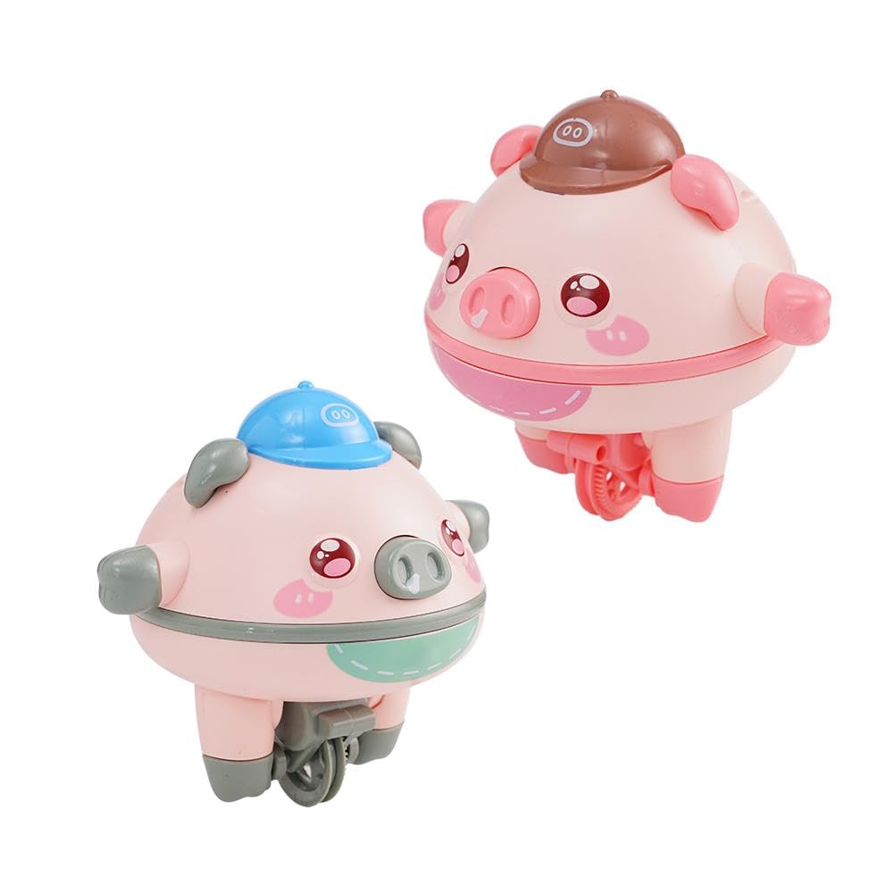 Amazon.co.jp: かわいいバランスのとれた豚のおもちゃ、斬新な綱渡り