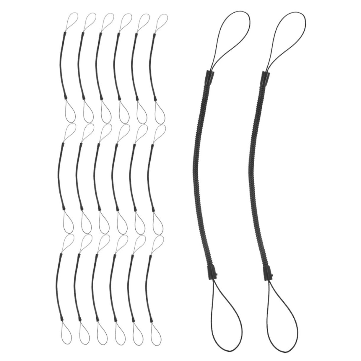 Levemolo Elegant Plastic Spring Rope Lanyard 20pcs Pen Straps for Stylus Anti-Lost Accessory for