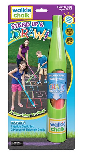 Walkie Chalk Stand-Up Sidewalk Chalk Holder - Lime - Outdoor Toy for Girls, Boys and Adults! - //coolthings.us