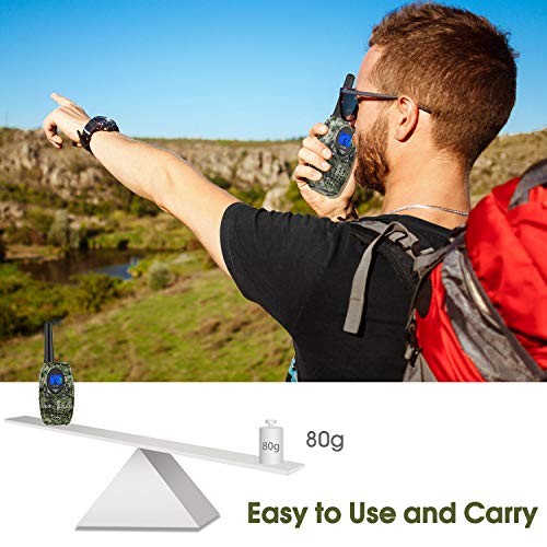 image for 2 Way Radios Camping Accessories, Topsung M880 FRS Walkie Talkie for A
