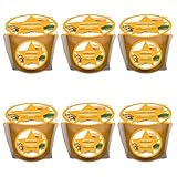 pajoma® set di 6 mini candele profumate di natale – edizione natalizia | 45 g di peso della cera, durata: 10 ore, in elegante confezione regalo | qualità premium