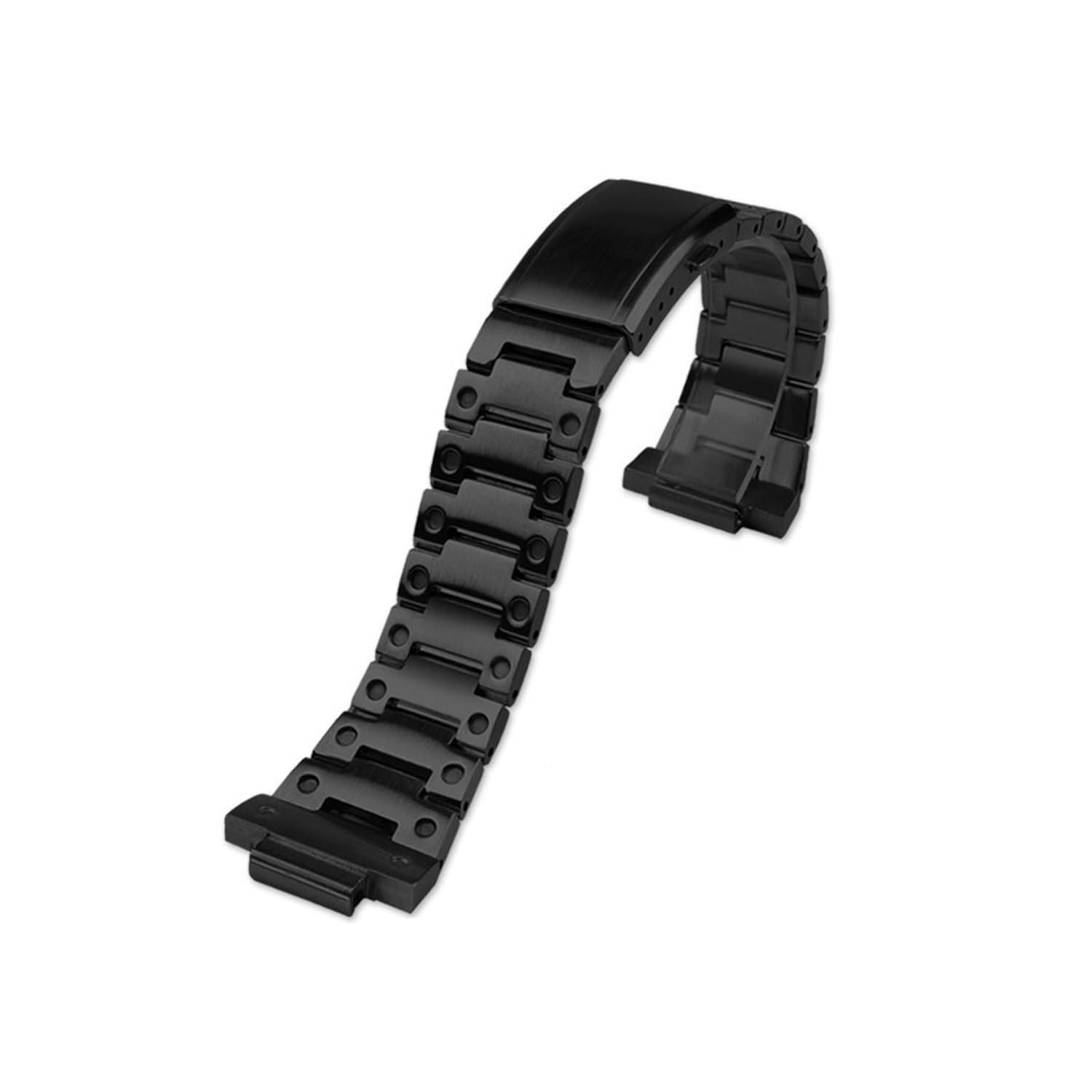 GM2100 Mod Kit Quick Release Metal Watch Band, Stainless Steel Strap Compatible with Men's G-Shock GM2100 GM5600 Replacement (black)