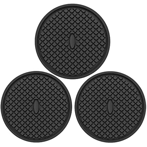 CAETOUNG 3 Pack Silicone Coasters Cover