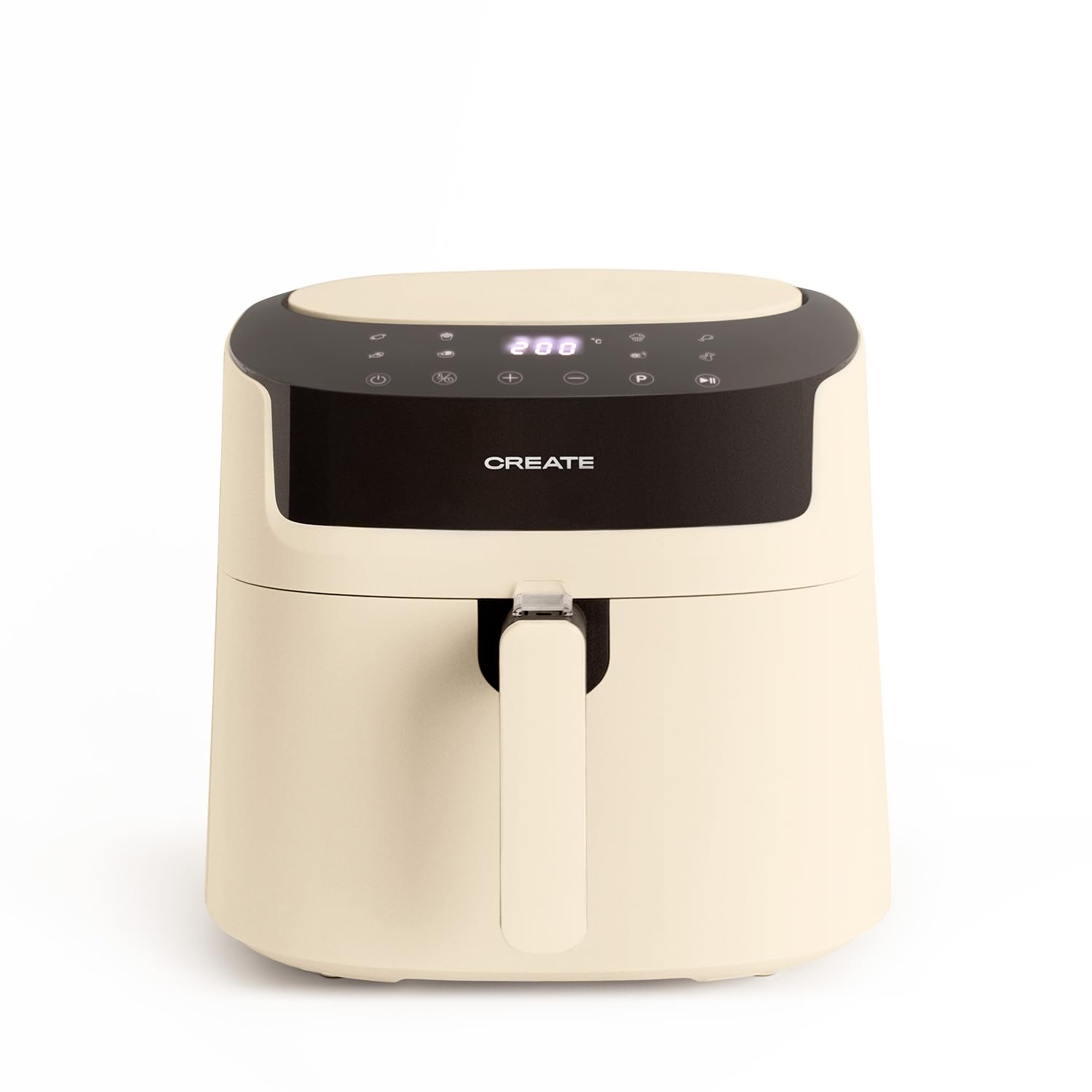 CREATE/​FRYER PRO LARGE/​Freidora de aire sin Aceite 6,​2L Blanco Roto / 8 programas automáticos, selector de temperatura 40-​200°, 1800W