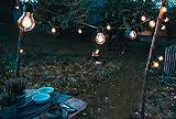 Hellum 577884 ?a?cuch ?wietlny LED, przezroczysty, na imprez?, dekoracja ogrodowa, na zewn?trz, 10 ?arówek, 9,5 m