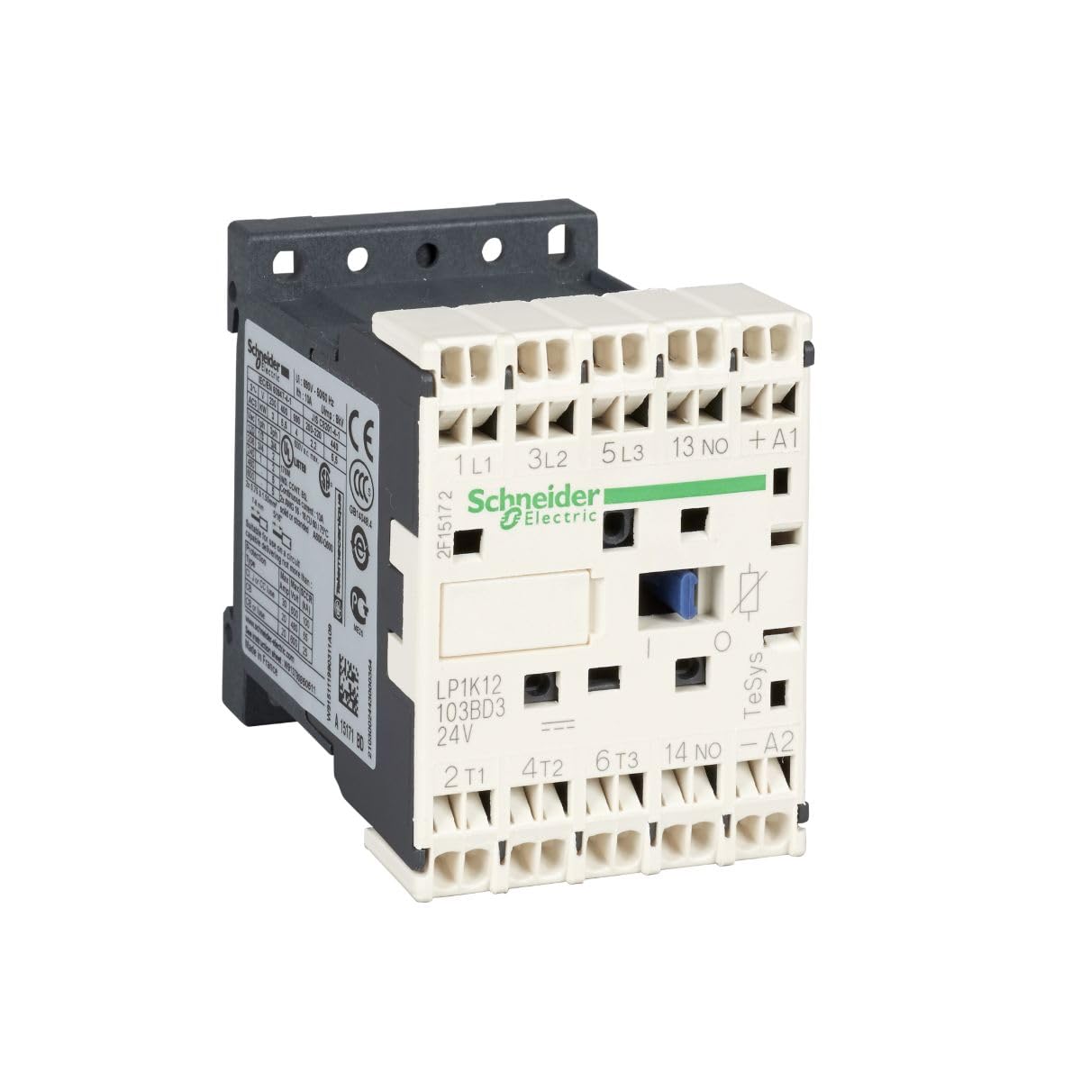 Contacteur K 3P 9A 24V DC relais thermique et automatisme pour armoire électrique