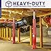 BISupply Basement Floor Jack 19” - 36” Adjustable Support Beam House Jack Post - Floor lifting Joist Beam Brace for Cellar Ceiling 9700 lbs Max Capacity Screw Pole Jack