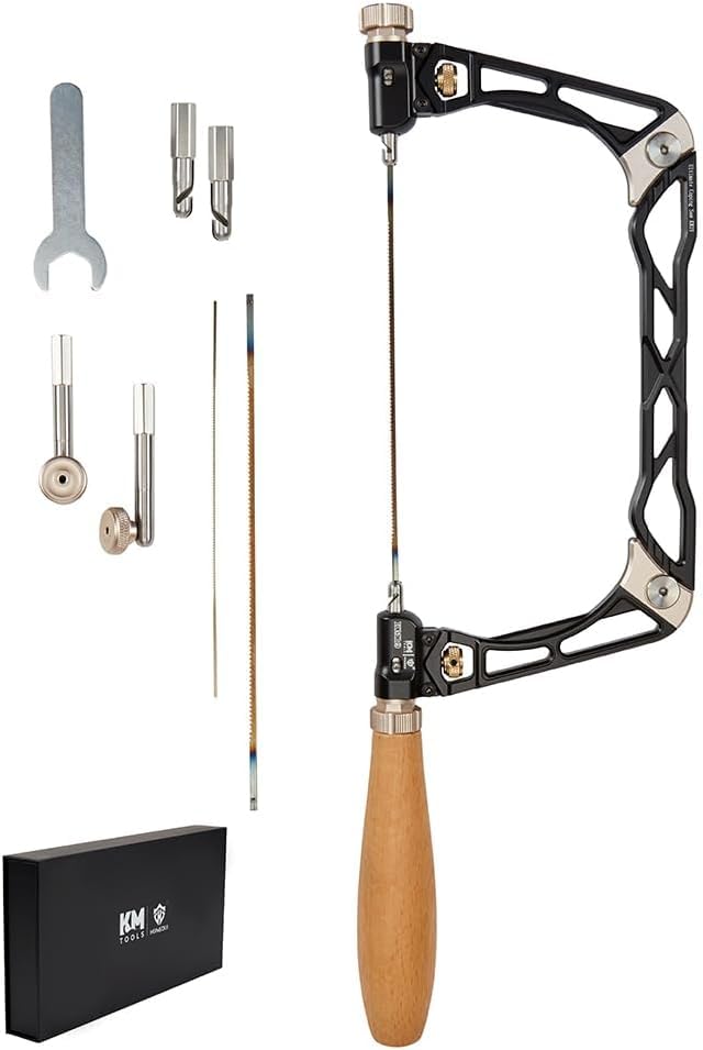 HONGDUI KM-19 6' Coping Saw, Fret Combo Saw - Premium Quality, All-Purpose Tool for Woodworkers & Crafters