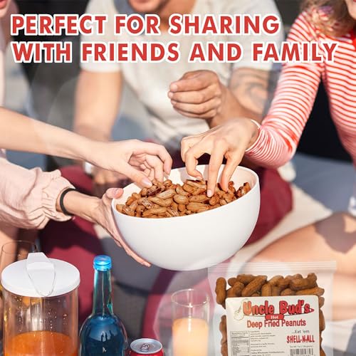 Image of Uncle Bud's Deep Fried Peanuts, Hot & Spicy - 2 Pack