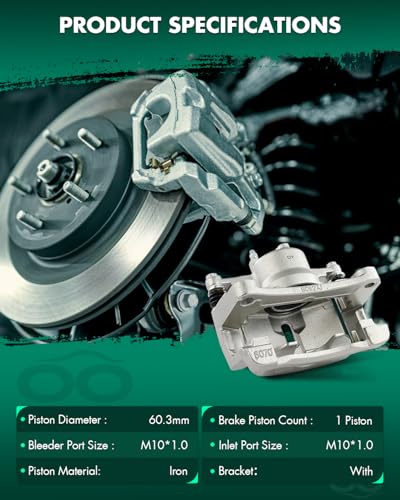 Image of SCITOO Front Left Brake Caliper With Bracket 19B7120 Compatible For Mazda For CX-5 2013-2022