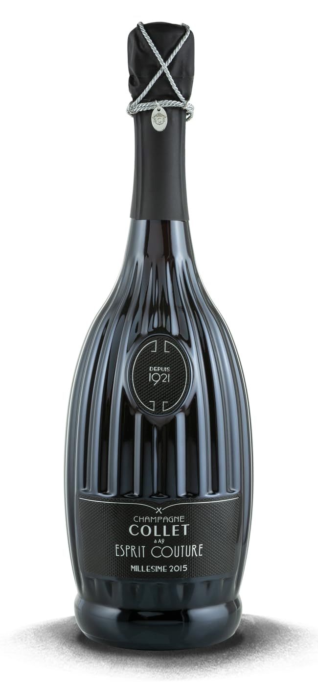 Champagne Collet Esprit Couture Millésime 2015 Astucciato 75 cl – Cuvée 60% Chardonnay, 40% Pinot Nero, 7 anni affinamento, dosaggio 7 g/L - Simbolo del savoir-faire della Maison - 12,5% vol.