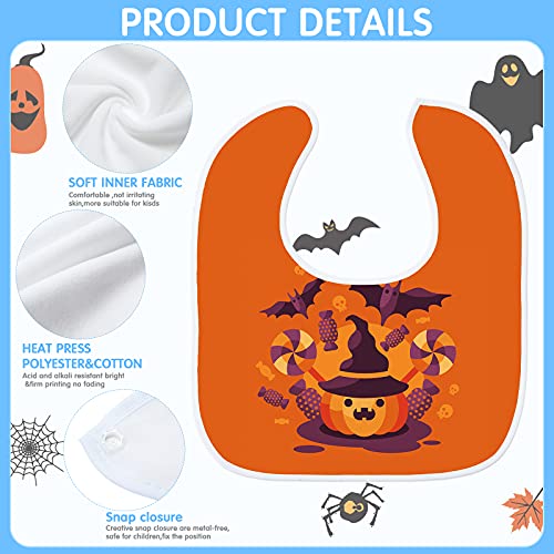 HooLing 12-Piece Sublimation Blank Baby Bib Set, Heat Press White Bibs, Printable, Reusable, Stain & Odor Resistant, Feeder Drool Bibs, 11.8 x 10.63 inches, Unisex-Babies, White4