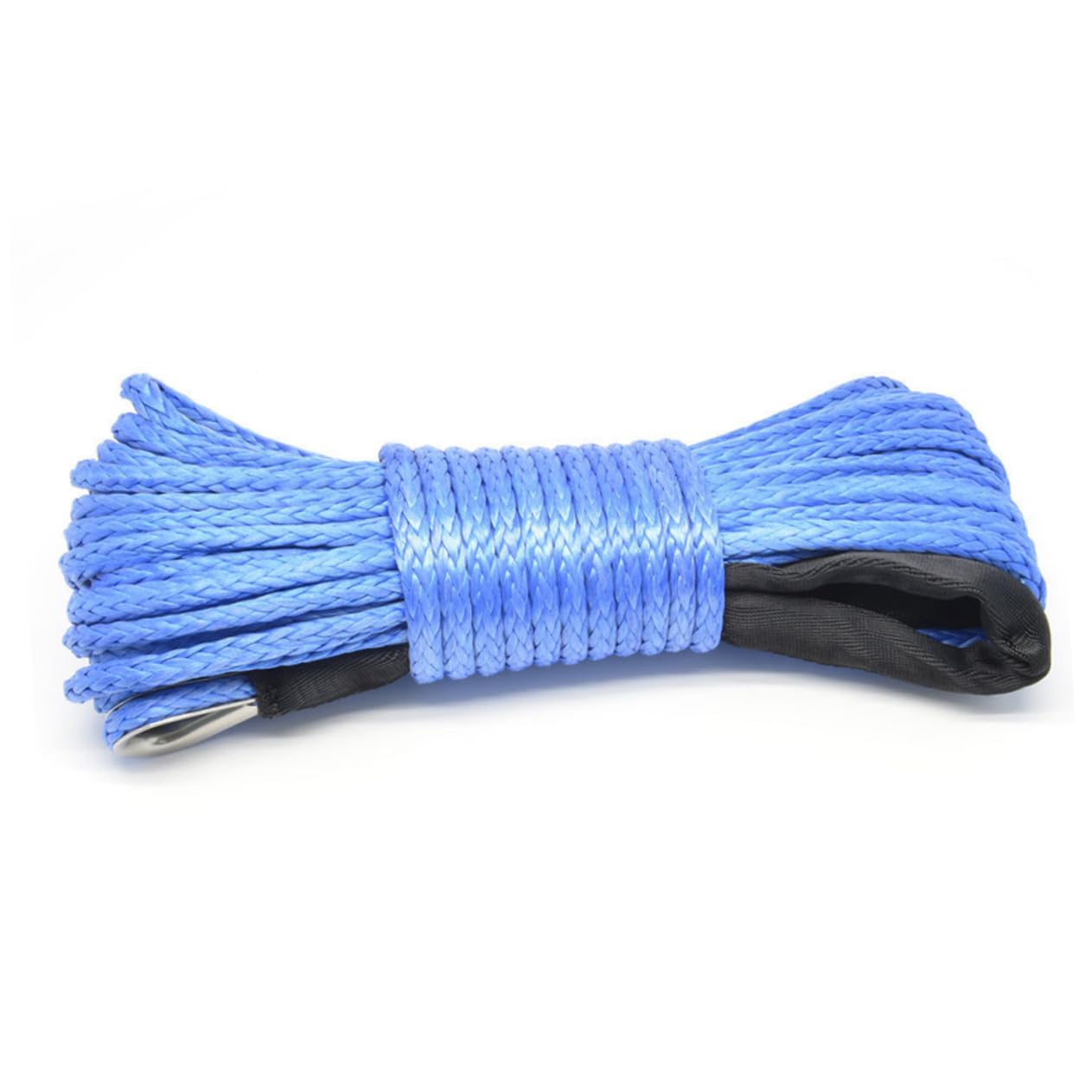 PRETYZOOM Corda da Traino Auto in Nylon Blu, Alta Resistenza e Buona Tenacità, Ganci in Acciaio Inox per Rimorchio e Uso Fuoristrada