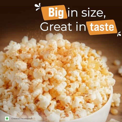 Image of Act II Popcorn Kernels 1kg | Premium Makka Corn| Big & Fluffy Popcorn | Non-GMO | Healthy Home Snack - Perfect for Movie Nights, Parties, & Munching | High Fibre | Gluten Free