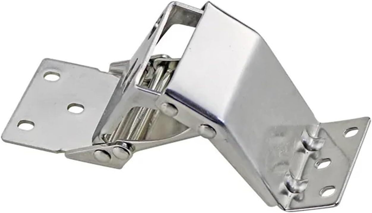 Kyuepong One Color Electrical Cabinet Door Hinge, 304 Stainless Steel Electric Cabinet Folding Hinge Door 1Pcs