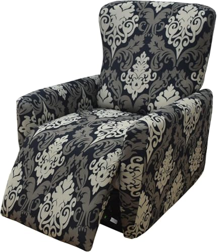 Funda para sillón reclinable de 1 plaza protector de elastano de 4 piezas 2