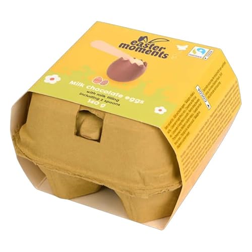 Easter Moments Uova di Cioccolato con Ripieno al Latte e Cucchiaini 140g
