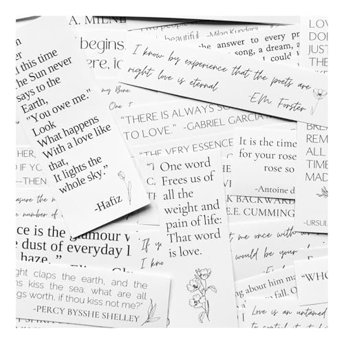 White Love Quotes Stickers for Wedding Album