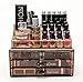 FOBUY Caja acrílica Estante de maquillajes Maquillaje Cosméticos Joyería Organizador (4 Drawers Clear C) (marrón oscuro)
