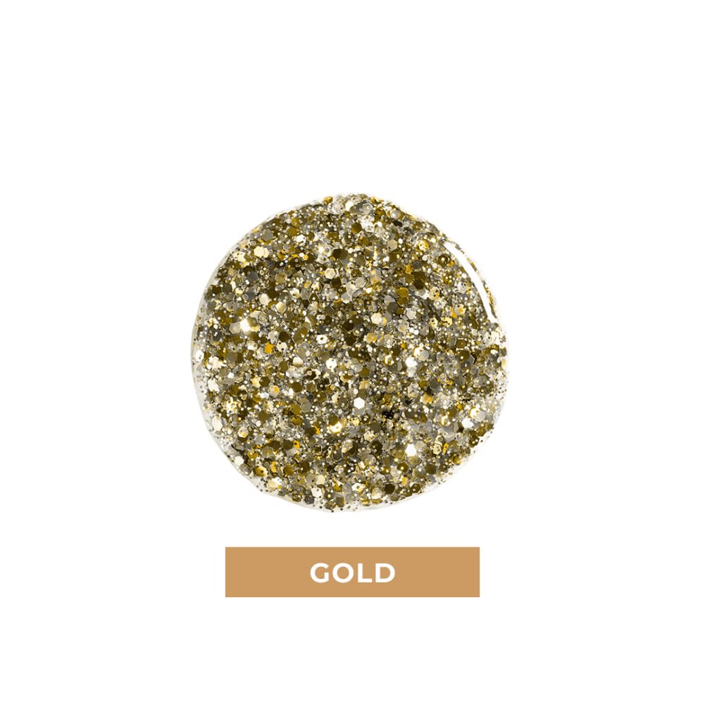 Lamel- 402 Gold Insta Body Glitter Bomb, Radiant & Glowing Skin, Easy to Use & Long-Lasting, Biodegradable Formula, Body Highlighter for Women - 20ml - Image 6 thumbnail