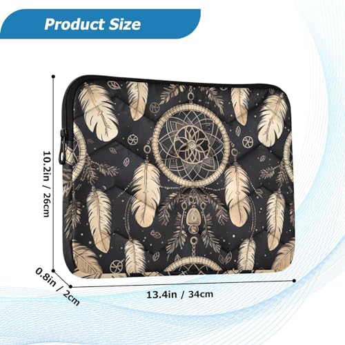 Funda para Laptop 13-14 Pulgadas Negro y Dorado miniatura 3