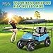 10L0L Elastic Golf Cart Seat Covers for Yamaha Club Car Precedent and Most Original Front Seat, Sandwich Material, A Perfect Balance of Warmth in Winter and Cooling in Summer