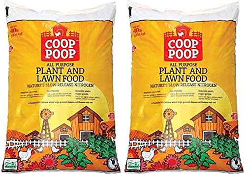 PEARL VALLEY ORGANIX HGR243CP40 Coop Poop Garden Food, 40 lb. (2)