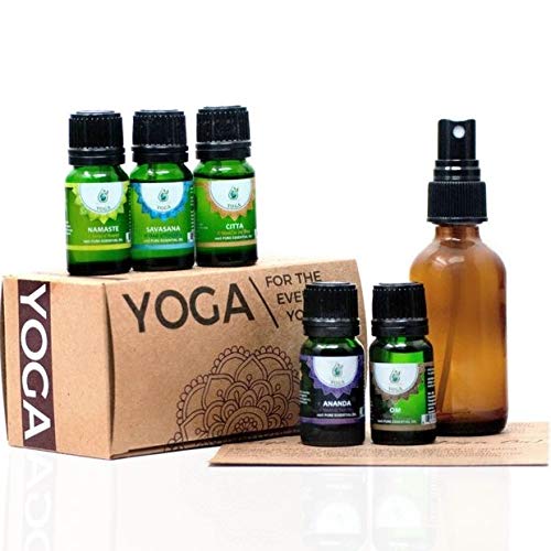 Buy Jade Bloom YOGA 100% Pure Essential Oils Set (5 blends, 1 ...