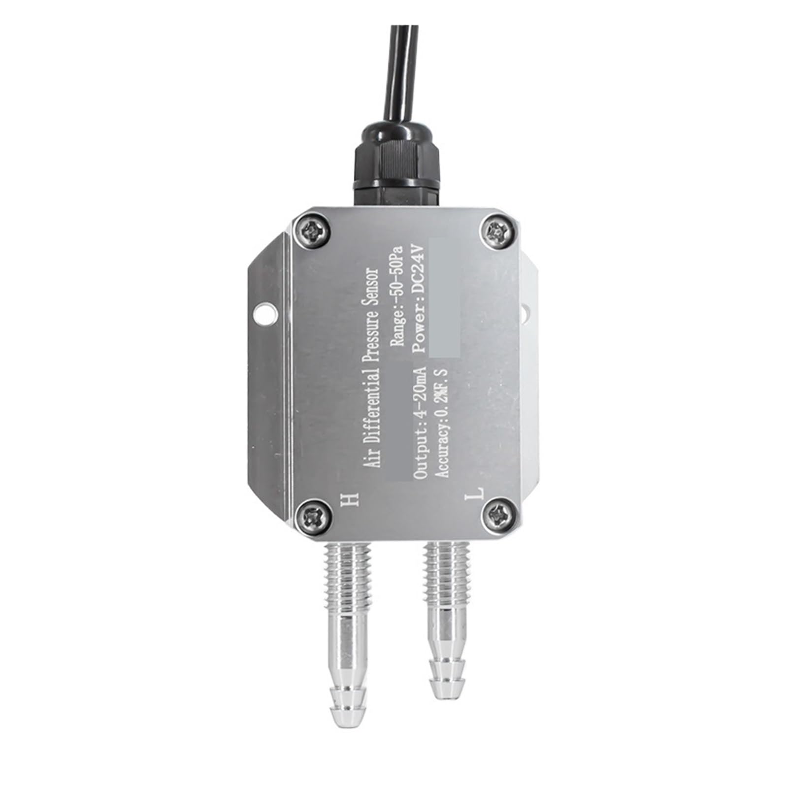 Przetwornik różnicy ciśnień Cyfrowy przetwornik różnicy ciśnień z wyświetlaczem LCD 4-20 mA 0-10 V RS485(RS485,-10-10Kpa)