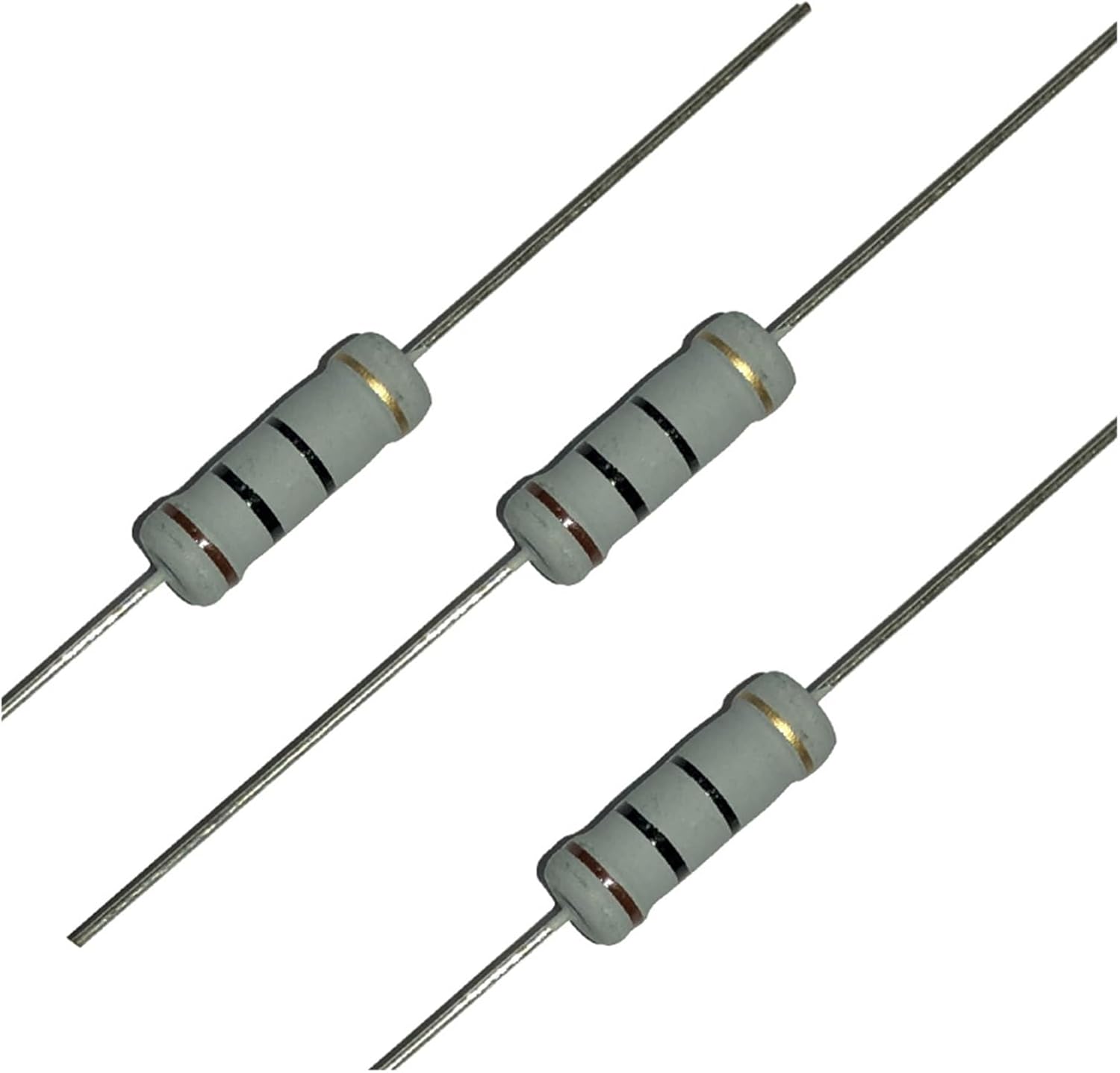 10 Pcs 5W 5% Ohm 1R-3R Carbon Film Resistor(CF 5W 3R 10pcs)