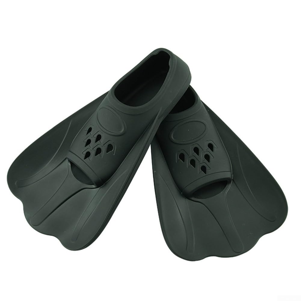 Pinne da nuoto in silicone per tutte le età, pinne da allenamento professionali per migliorare la tecnica di calcio, attrezzi portatili da viaggio per fare pratica in piscina, aiuti per imparare a
