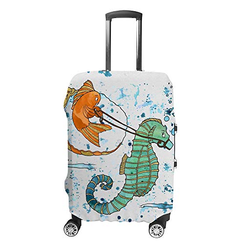 Housse de bagages Marine Life pour éviter les rayures sur votre valise et voyager l'esprit tranquille