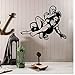 Produktbild GAOCHUNYU 57 CM x 42 CM Freestyle Wrestling Taekwondo Decor Wandaufkleber PVC Wohnzimmer Das Schlafzimmer Extreme Sport