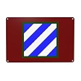 Generic 3rd Infantry Division Ssi 8 X 12 In Wall Décor Mental Sign Bar Decoration Indoor Outdoor Yard Great Gifts6, White