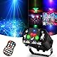 Fwiull Discolicht Partylicht mit Fernbedienung, DJ Musikgesteuert Disco Licht Party Lichter mit Stroboskop, Sprachsteuerte LED Party Lampe, RGB USB Discokugel für Halloween Weihnachten Klub