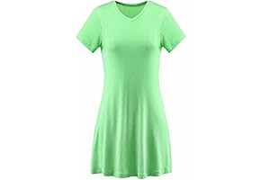 Vintage-Inspired V-Neck Tunic Dress