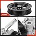 A-Premium Power Steering Pump, with Pulley, Compatible with Jeep Wrangler 2012-2017, Wrangler JK 2018, 3.6L Gas, Replace # 5154400AC