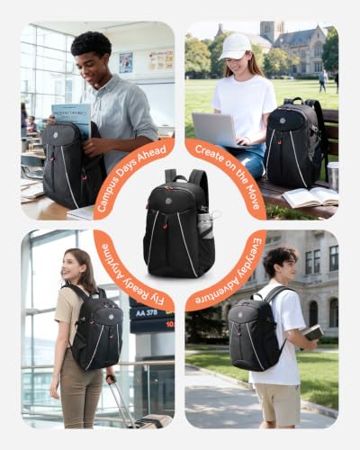 CROSSGEAR Lightweight Laptop Backpack 15.6 Inch Computer Bag Rucksack 26L - image 8