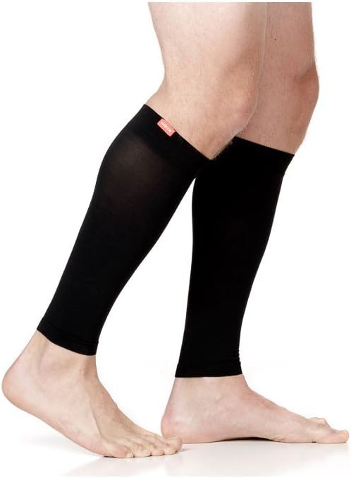VIM & VIGR Unisex 15-20 mmHg Nylon Compression Sleeves: Solid (Medium/Large)