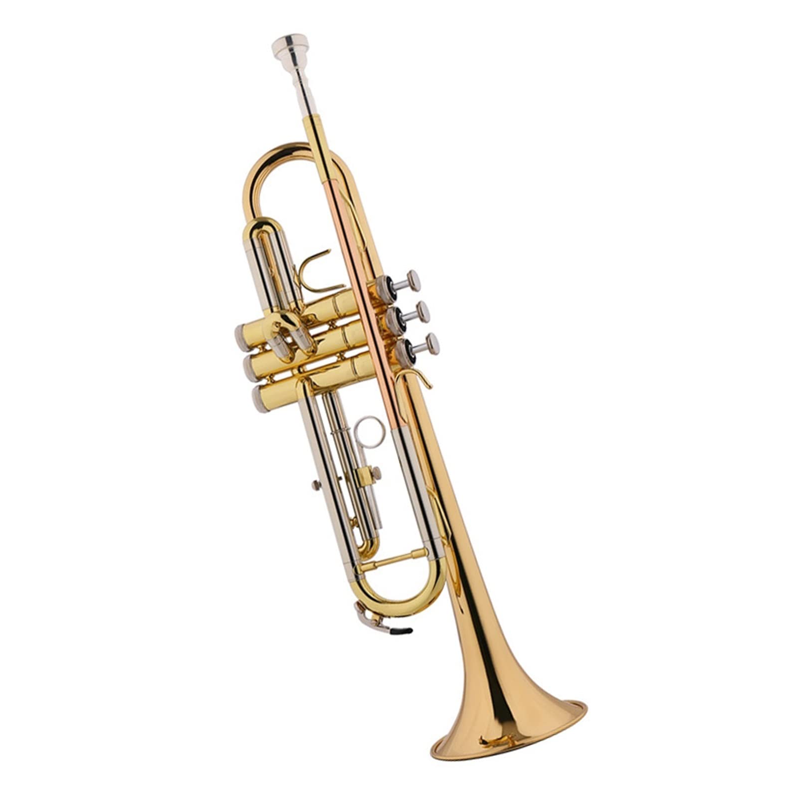 TSTS Bocchino per Tromba Professionale in Si Bemolle Standard per Tromba in Bronzo Fosforoso per La Valutazione Scolastica Tromba Studente