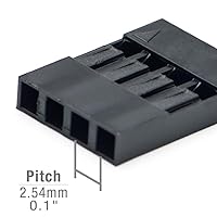 Vista 7 de IWISS Kit de conector Dupont de paso de 1550 piezas, 0.100 in, incluye cabezales de pasador, cable de puente, pasadores de crimpado para servo RC