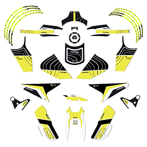 Autocollants 3D Husqvarna Norden 901 Protection Résine Réservoir