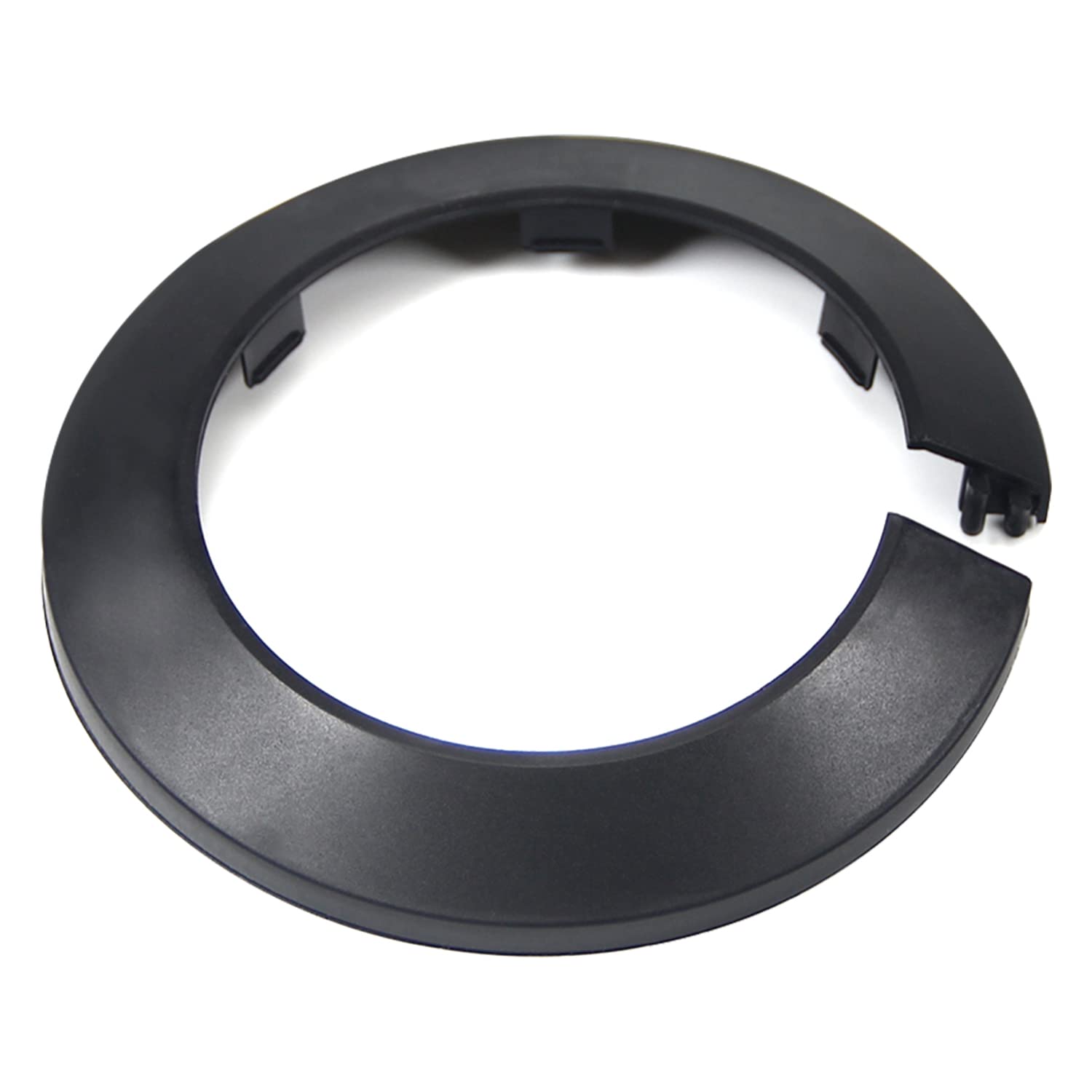 MroMax Fit 2.95" Outer Diameter Flange Water Pipe Cover Decoration Black Pipe Cover Radiator PP Plastic 75mm Escutcheon Collar for Wall Pipe Tube Decoration 1Pc
