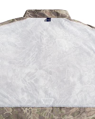 Alimens & Gentle Mens Short Sleeve Camouflage Fishing Shirt Quick Dry Outdoor Sun Protection Shirts3