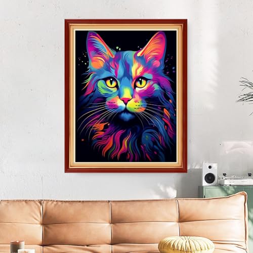 Image of Funart Stamped Cross Stitch Kits for Beginners Full Range of Cross Stitching Preprinted Embroidery Kits for Adults, 11CT Embroidery Pattern Needlepoint Kits- (ArtColors33)