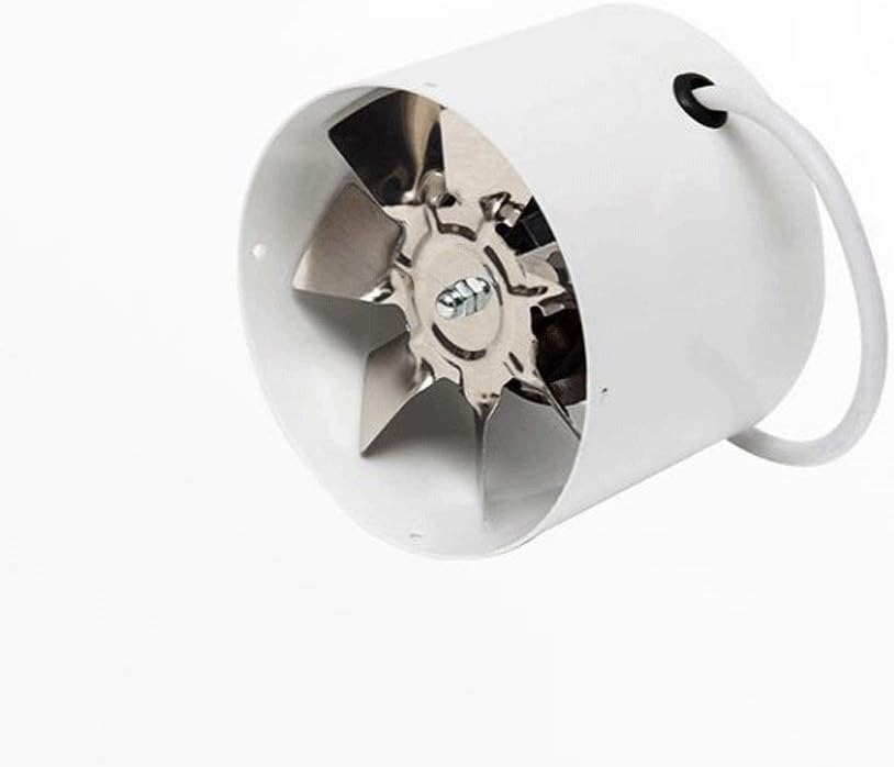 4 inch Inline Duct Fan, Exhaust Intake Fan, Low Noise Extra Long Grounded Power Cord