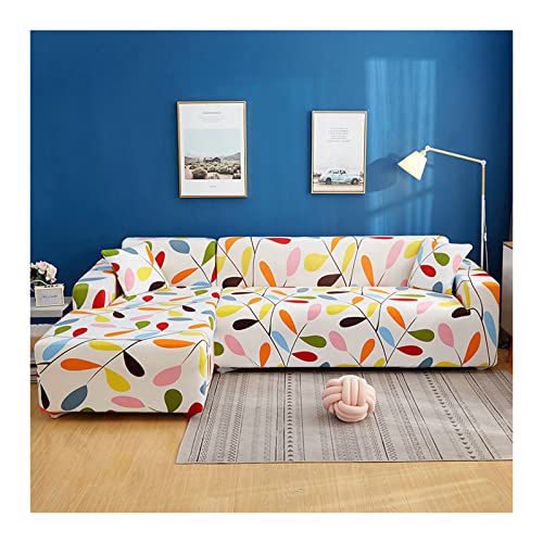 Funda de sofa para salon familiar KnSam protector elástico lavable multicolor 2