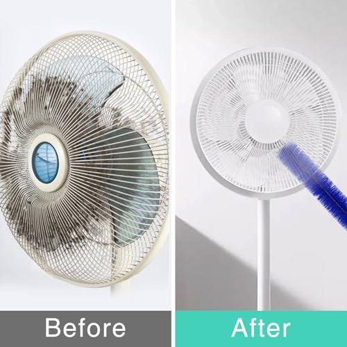 Image of Fan Cleaner Brush Set, 9Pcs Fan Cleaning Duster, Bendable Cobweb Dust Cleaner