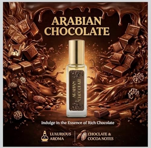 Image of DAEMONIC Arabian Chocolate Perfume, Unisex, 20 ml | Luxurious Chocolate and Cocoa Notes, Long-Lasting, Travel Size